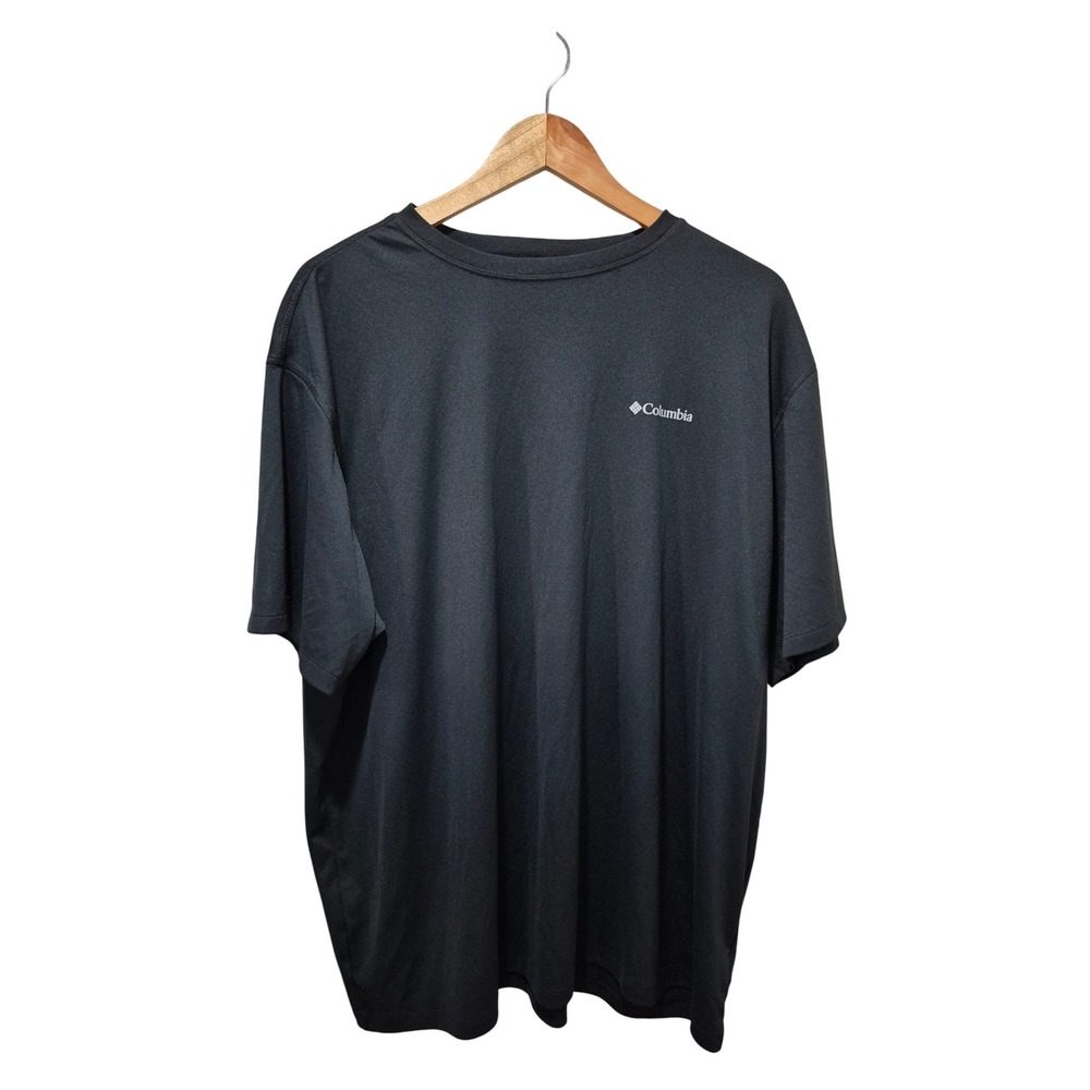 NWOT Columbia Mens XXL 2TG Omni Freeze T-Shirt Black Short Sleeve‎ Logo Tee